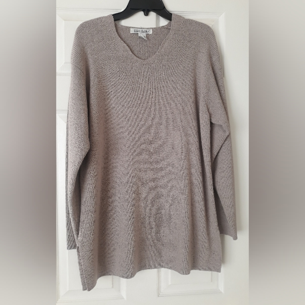 Ladies ellen ashley taupe sweater